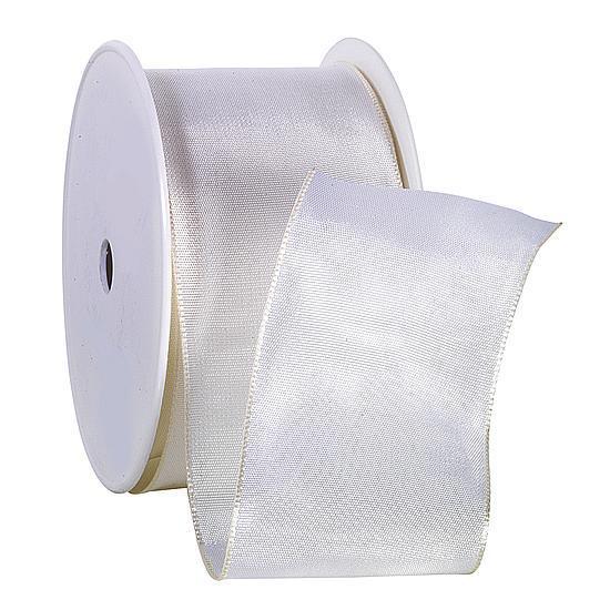 Fabric ribbon with wire edge