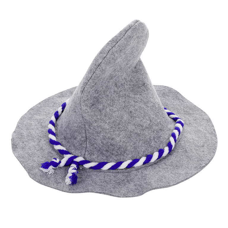 "Oktober fest hat 44 x 34 cm grey with cord"