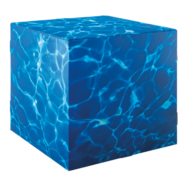 "# Motif cube ""water"","