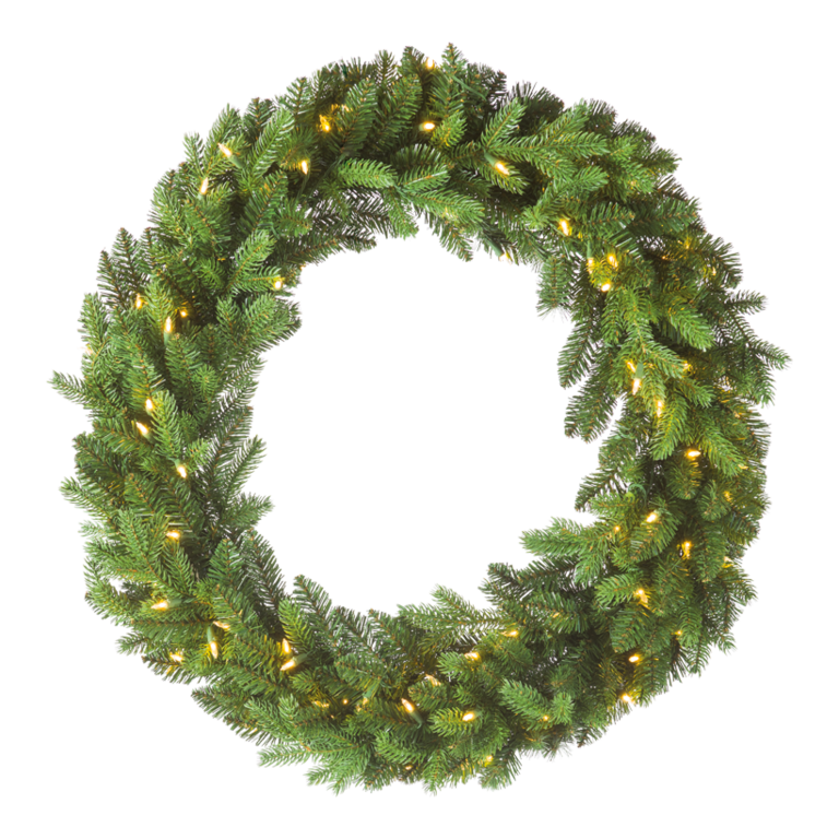 Noble fir wreath,