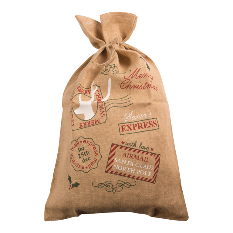 Jute gift bag,