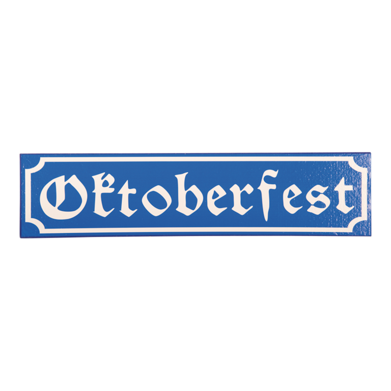 "Street sign ""Oktoberfest"","