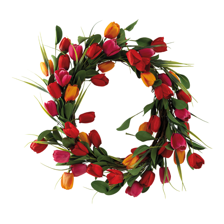 Tulip wreath