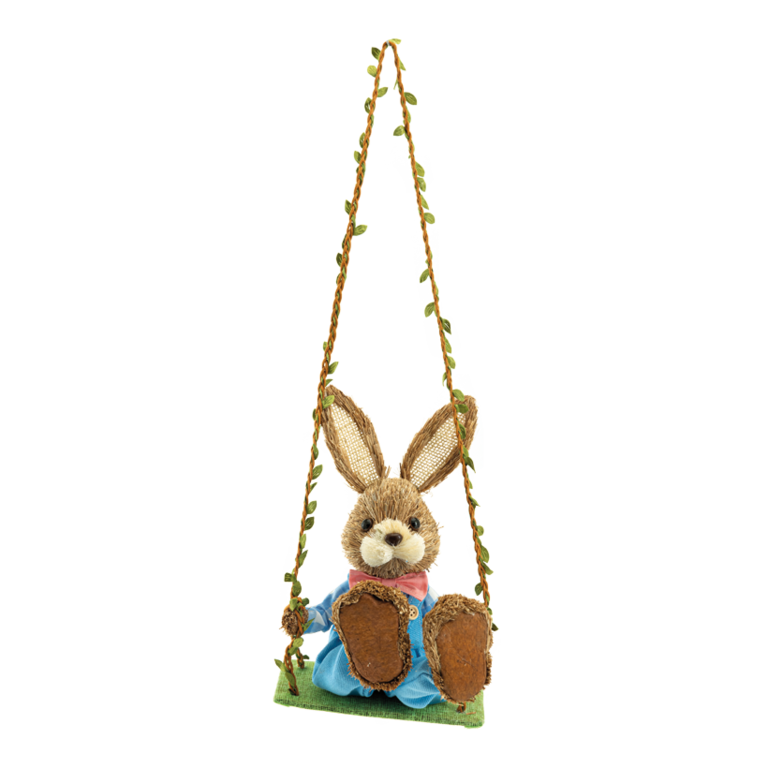 Rabbit on swing