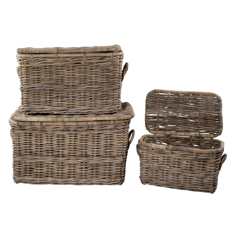 "Chest set made of rattan 3 pcs. "