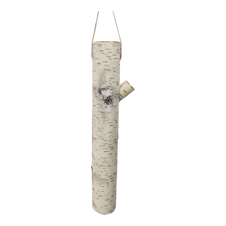 Birch trunk with hanger