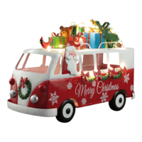 Bus with presents