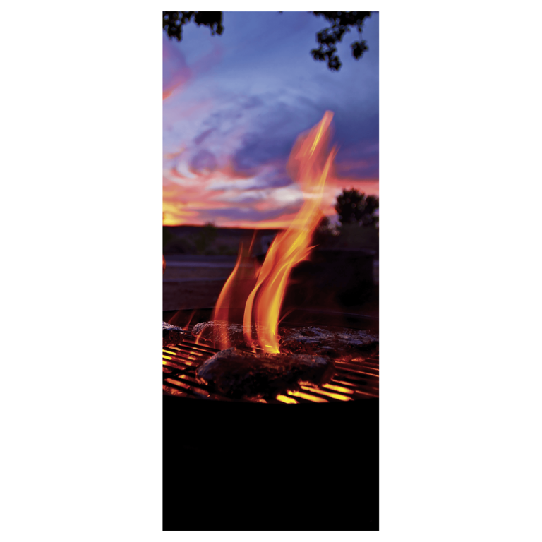 "Flame retardant Fabric banner BBQ"