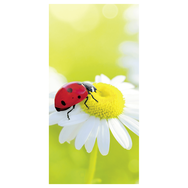 "Flame retardant fabric banner ladybird"