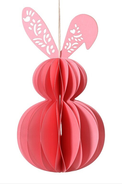 "Honeycomb paper deluxe Easter bunny 38 cm "