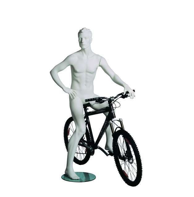 Sportfiguur Biker Man - wit